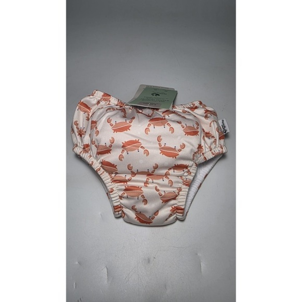 Green Sprouts Eco Pull Up Reusable Crab Swim Diaper 6 Months‎ 14-18lbs UPF